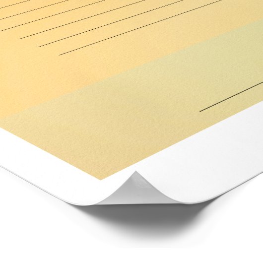 Sunrise Daily Planner Poster (Ecke)