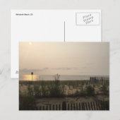 Sunrise Dawn RehoBeide Beach DE Atlantic Ocean Postkarte (Vorne/Hinten)