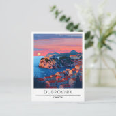 Sunrise Dubrovnik Kroatien Postkarte (Stehend Vorderseite)