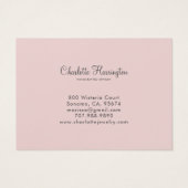 Sunrise Dusty Pink Earring Jewelry (Rückseite)