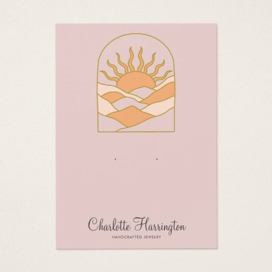 Sunrise Dusty Pink Earring Jewelry (Vorderseite)