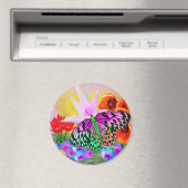 Sunrise Fantasy von Power Blume Magnet (In Situ (Geschirrspüler))