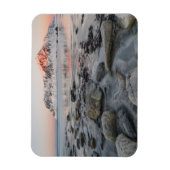 Sunrise Flakstad und Skagsanden Beach Magnet (Vertikal)