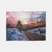 Sunrise Fleece Blanket (Vorderseite (Horizontal))