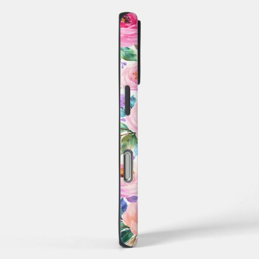 Sunrise Floral Boho Custom Name Design             Case-Mate iPhone Hülle (Rückseite / Rechts)