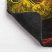 Sunrise Floral Red Abstrakt Art Mousepad (Ecke)