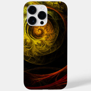 Sunrise Floral Red Abstrakte Kunst Case-Mate iPhone 14 Pro Max Hülle
