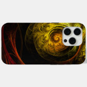Sunrise Floral Red Abstrakte Kunst Case-Mate iPhone Hülle (Rückseite (Horizontal))