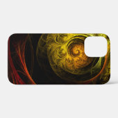 Sunrise Floral Red Abstrakte Kunst Case-Mate iPhone Hülle (Rückseite (Horizontal))
