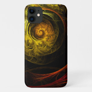 Sunrise Floral Red Abstrakte Kunst Case-Mate iPhone Hülle