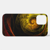 Sunrise Floral Red Abstrakte Kunst Case-Mate iPhone Hülle (Rückseite (Horizontal))