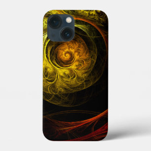 Sunrise Floral Red Abstrakte Kunst Case-Mate iPhone Hülle