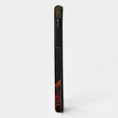 Sunrise Floral Red Abstrakte Kunst Case-Mate iPhone Hülle (Hinten/Links)