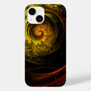 Sunrise Floral Red Abstrakte Kunst Case-Mate iPhone 14 Hülle