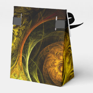Sunrise Floral Red Abstrakte Kunst Geschenkschachtel