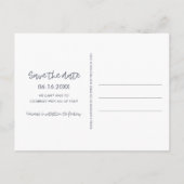 Sunrise Florida Beach Hochzeit Save the Date Ankündigungspostkarte (Rückseite)