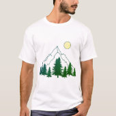Sunrise Forest T-Shirt (Vorderseite)