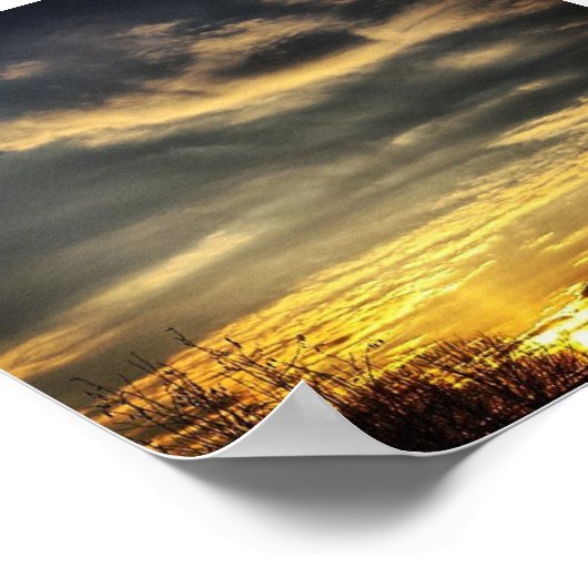 Sunrise Foto Poster (Ecke)