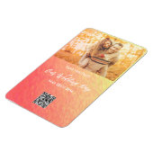 Sunrise-Foto Save the Date Hochzeit- Magnet (Linke Seite)