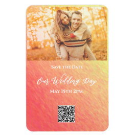 Sunrise-Foto Save the Date Hochzeit- Magnet