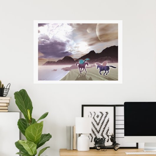 Sunrise Frolic Poster (Heimbüro)