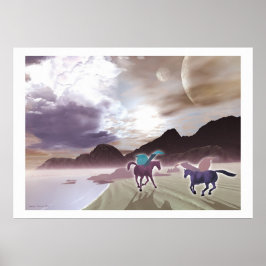 Sunrise Frolic Poster