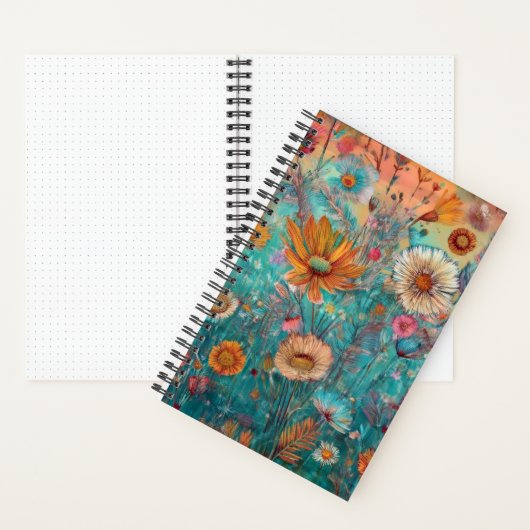Sunrise Garden Notebook Notizblock (Innen)