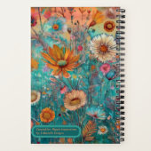 Sunrise Garden Notebook Notizblock (Rückseite)