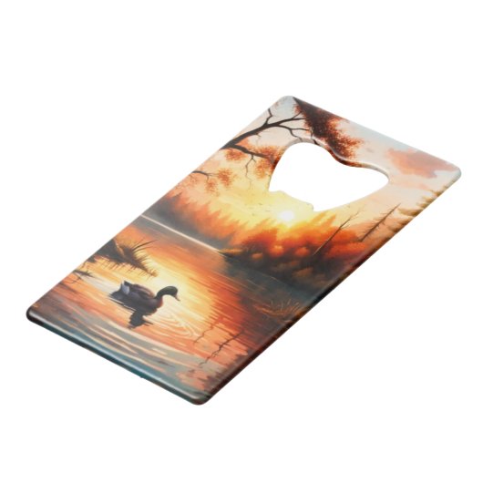 Sunrise Geldbeutel Flaschenöffner (Vorderseite Schrägansicht)