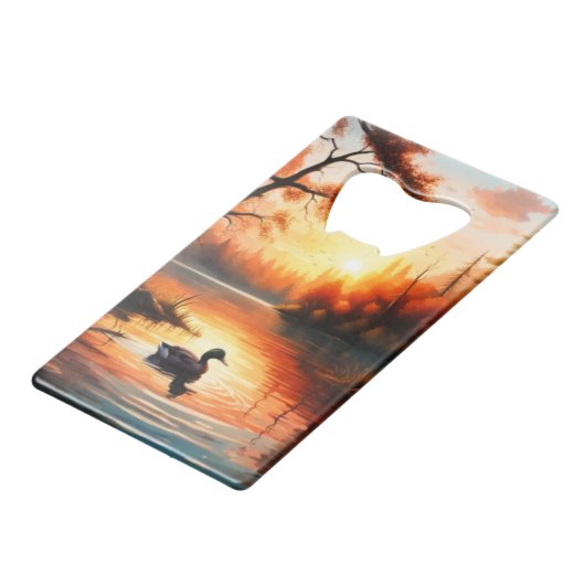 Sunrise Geldbeutel Flaschenöffner (Rückseite Schrägansicht)