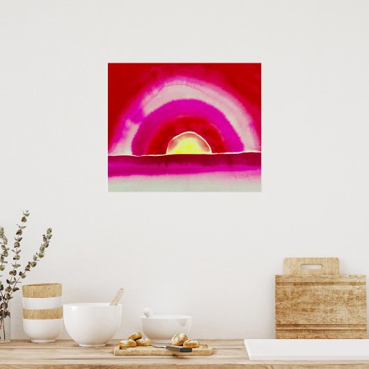Sunrise, Georgia O'Keeffe Poster (Küche)