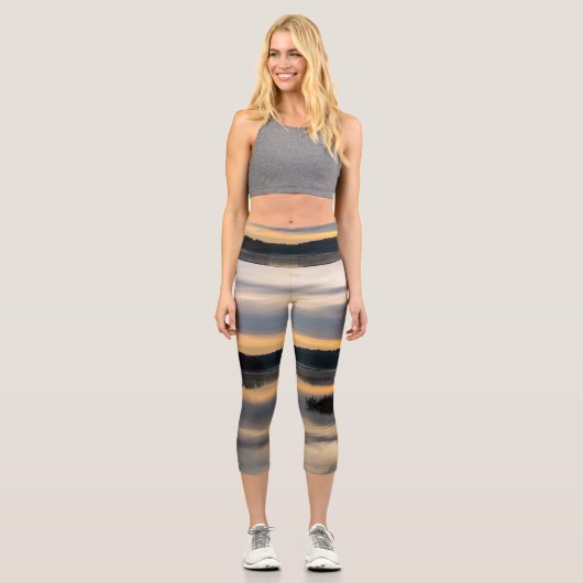 Sunrise Glory Capris Leggings (Vorderseite)