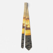 Sunrise Glory Folly Beach Neck Tie Krawatte (Rückseite)