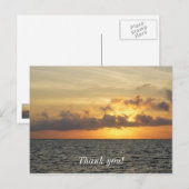 Sunrise Glory Folly Beach Postkarte (Vorne/Hinten)