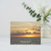 Sunrise Glory Folly Beach Postkarte (Stehend Vorderseite)