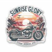 SUNRISE GLORY SUNDAY MORNING RIDE AUFKLEBER (Vorderseite)