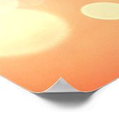 Sunrise Great Blue Heron Reflektion Poster (Ecke)
