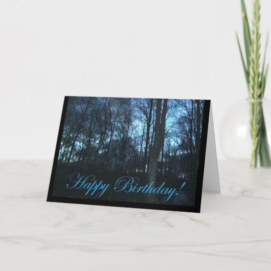 Sunrise Happy Birthday Card Karte (Vorderseite)
