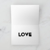 Sunrise Heart Valentine Romantische Liebe Karte (Innenseite)