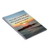 SUNRISE HEBREWS 11:1 FOTO DESIGN NOTIZBLOCK (Rechte Seite)