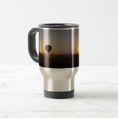 Sunrise Hot Air Balloon fotografisches Bild Reisebecher (Vorderseite Links)