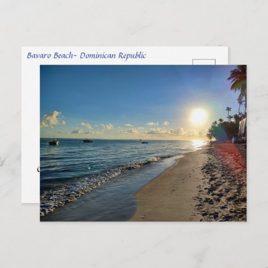 SUNRISE IN BAVARO POSTCARD POSTKARTE (Vorne/Hinten)