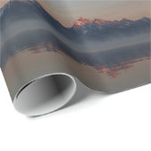 Sunrise in Jackson Dam Grand Teton Nationalpark Geschenkpapier (Rolleneckpunkt)