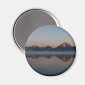 Sunrise in Jackson Dam Grand Teton Nationalpark Magnet (Vorderseite/Rückseite)