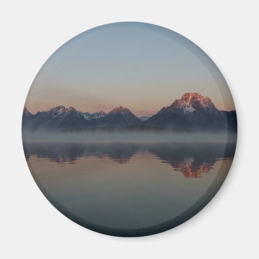 Sunrise in Jackson Dam Grand Teton Nationalpark Magnet (Vorne)