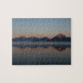 Sunrise in Jackson Dam Grand Teton Nationalpark Puzzle (Horizontal)