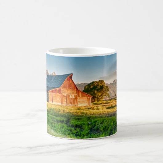 Sunrise in Moulton Barn Kaffeetasse (Mittel)