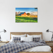 Sunrise in Moulton Barn Leinwanddruck (Insitu (Schlafzimmer))
