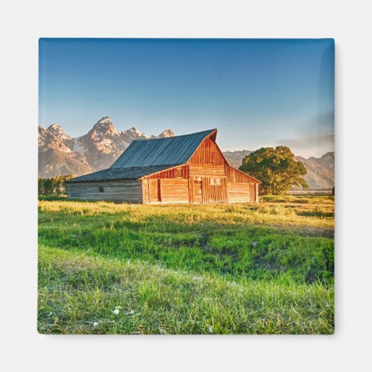 Sunrise in Moulton Barn Magnet (Vorne)