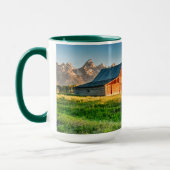 Sunrise in Moulton Barn Tasse (Links)